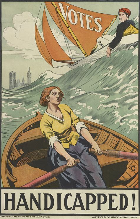 Posters of the women’s suffrage movement to mark #vote100 go on display ...