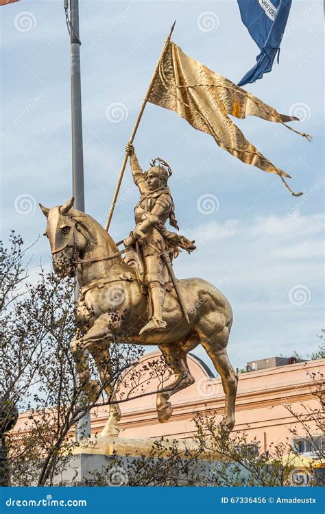 Joan of Arc Statue Monument in New Orleans, Louisiana Stock Photo ...