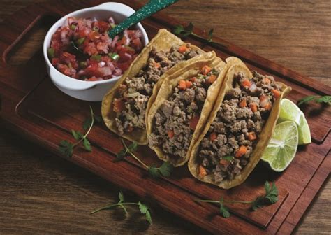 Tacos de Carne Molida con Pico de Gallo | Recepedia