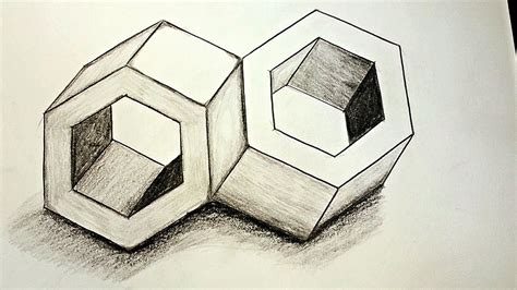 How To Draw 3D Optical Illusions Inseparable - YouTube