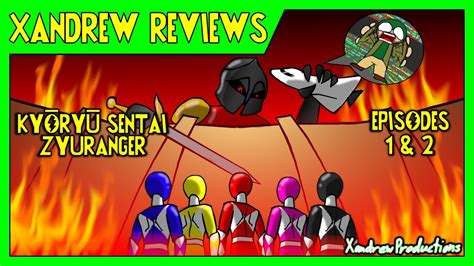 Kyoryu Sentai Zyuranger Episodes 1 & 2: Xandrew Reviews - YouTube