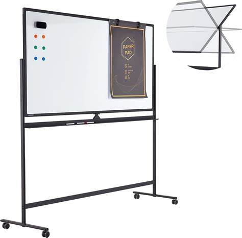 Amazon.com : Dry Erase Whiteboard Easel on Wheels - TANKEE 70" x 36 ...