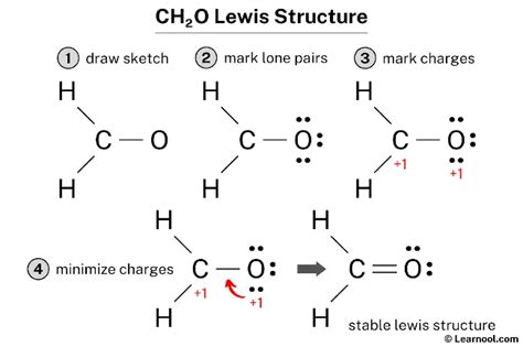 CH2O Lewis structure - Learnool