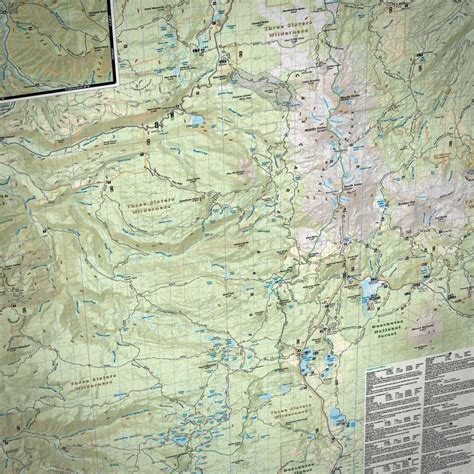 Three Sisters Wilderness Adventure Map » Bend Trails Gear