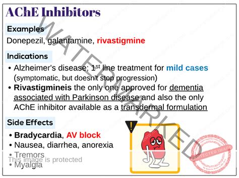 Acetylcholinesterase (AChE) inhibitors - Medicine Keys for MRCPs