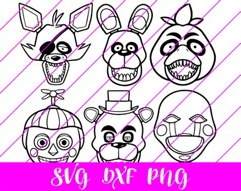 FNAF Characters SVG - Free FNAF Characters SVG Download - svg art