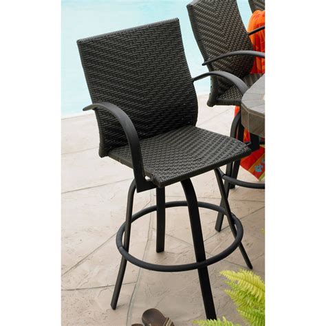 Outdoor GreatRoom Swivel Bar Stools - Set of 2 - Walmart.com - Walmart.com