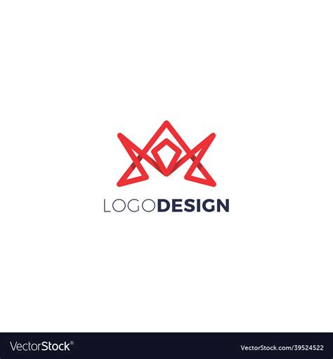 Ma logo design Royalty Free Vector Image - VectorStock