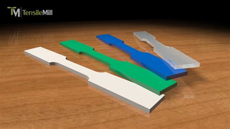 Preparing Flat Tensile Specimens from Plastic and Composite Materials