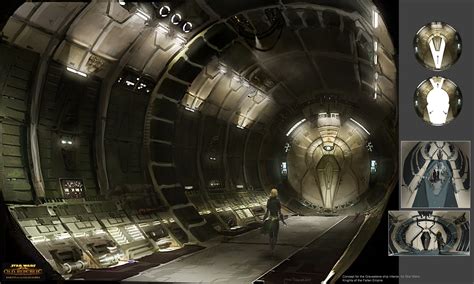 ArtStation - The Gravestone Ship Interior Hall set