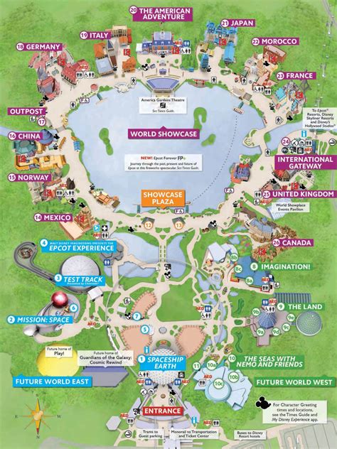 Disney Epcot Map 2024 - Monah Eleanora