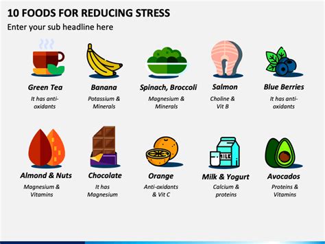 10 Foods for Reducing Stress PowerPoint - PPT Slides