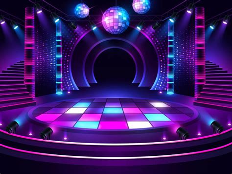 Disco Dance Floor Background | Disco floor, Disco background, Disco dance