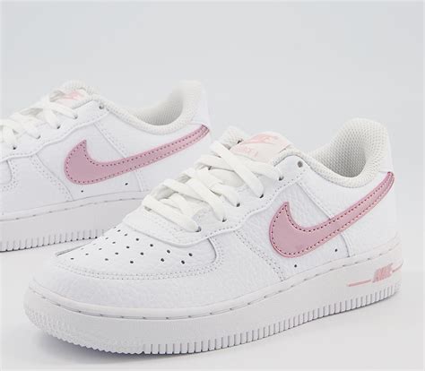 Nike Air Force 1 Ps Trainers White Pink Glaze - Unisex