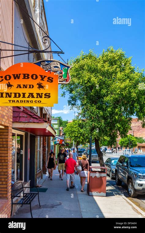 Main Street in downtown Moab, Utah, USA Stock Photo - Alamy