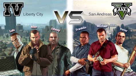 GTA 4 vs GTA 5: Four major differences