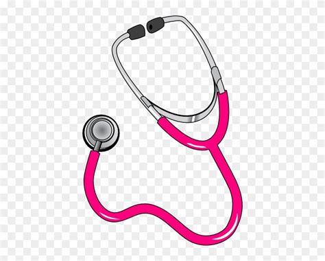 Stethoscope Clip Art Pink - Free Transparent PNG Clipart Images Download