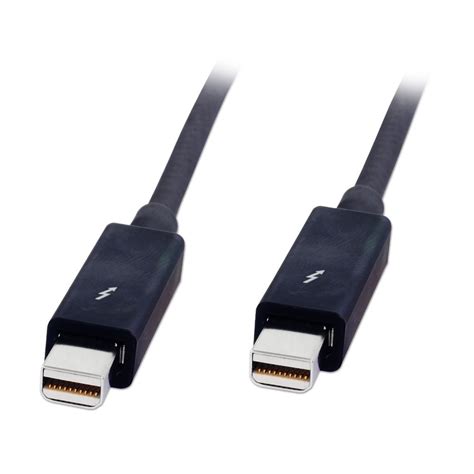 0.5m Thunderbolt 2 Cable, Black - from LINDY UK