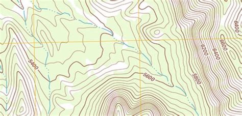 Military Map Contour Lines