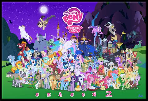 Character Cluster by Blue-Paint-Sea - My Little Pony Friendship is ...