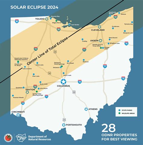 Solar Eclipse 2024 Path Of Totality Map Ohio By County - Lian Rosaline