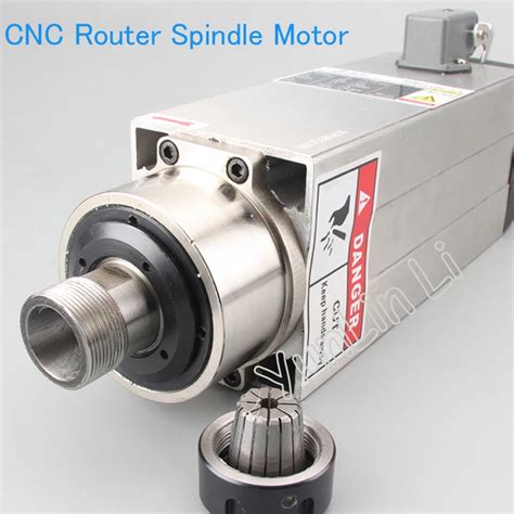 CNC Router Spindle Motor Air Cooled 3500W DC Spindle Motor 1 16MM High ...