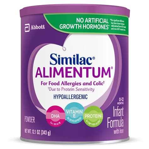 Similac Alimentum Lactose-Free Powder Baby Formula, 12.1 oz Can ...