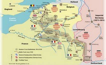 Trenches In Ww1 Map