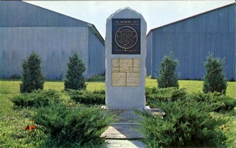 Amelia Earhart Memorial Marker, Amelia Earhart Airport Atchison, KS