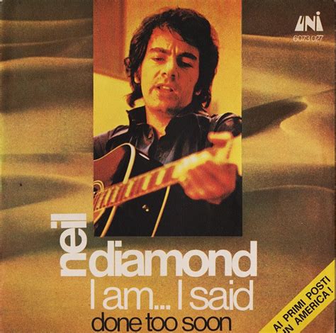 Neil Diamond – I Am... I Said (1971, Vinyl) - Discogs