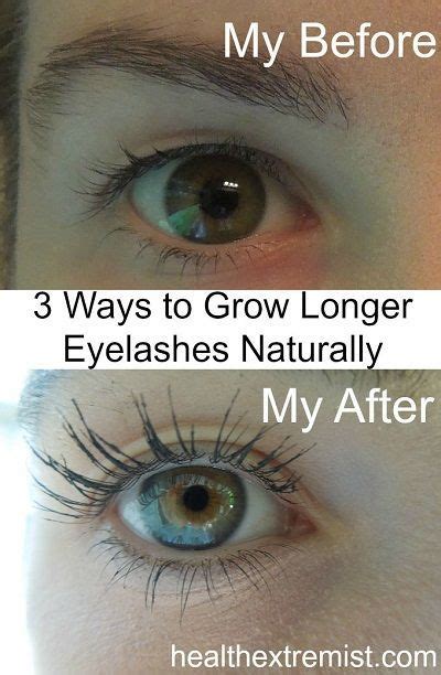 3 Ways to Grow Longer Eyelashes Naturally | How to grow eyelashes ...