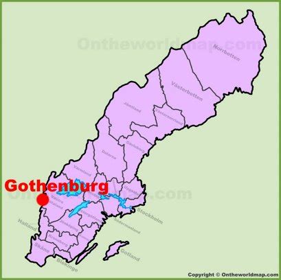 Gothenburg Maps | Sweden | Maps of Gothenburg