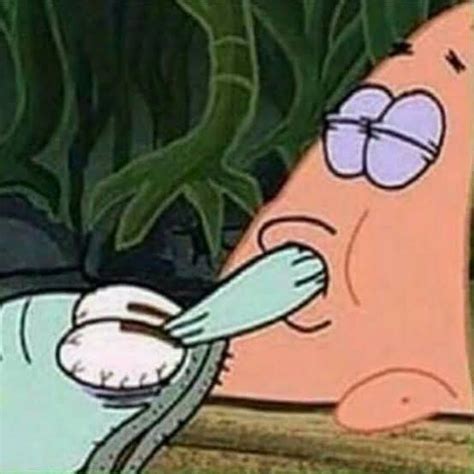 SpongeBob Squarepants | Patrick Star inhaling Squidward's long af nose ...