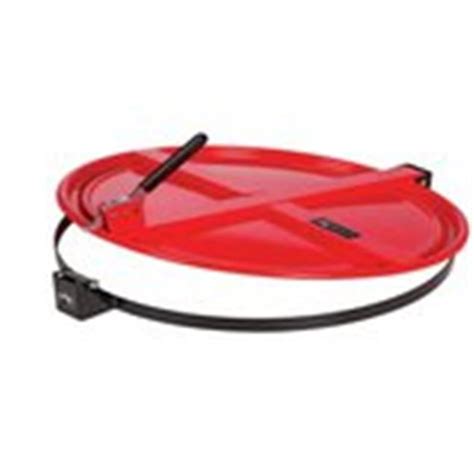 DRM659-RD PIGA Latching Drum Lid for 55 Gallon Drum - Red - Walmart.com ...