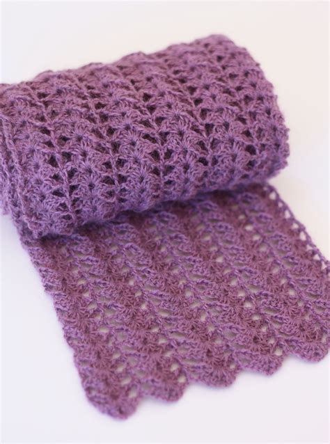 Crochet Scarf Patterns Free Crocheted Scarf Free Pattern A Spoonful Of ...