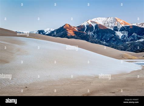 Great sand dunes national park winter hi-res stock photography and ...