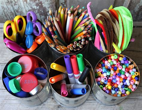 five-ten-fifteen: art-paper-scissors :: organize your art supplies!