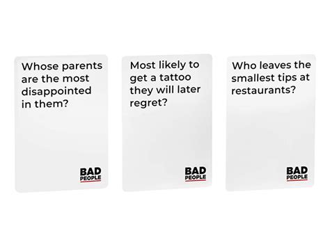 Bad People Party Card Game | Macworld