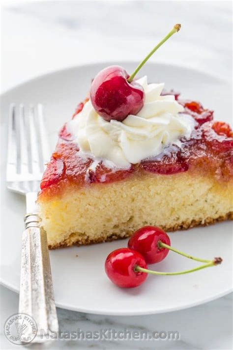 Cherry Upside-Down Cake Recipe, Cherry Cake Recipe