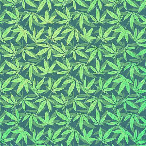 Cannabis Hemp 420 Marijuana Pattern Digital Art by Philipp Rietz - Pixels