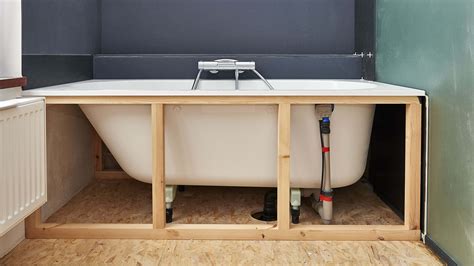 How to install a bathtub