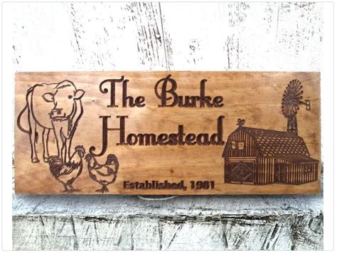 Custom Family Farm Sign | Barn and Farm Animals Wooden Sign ...