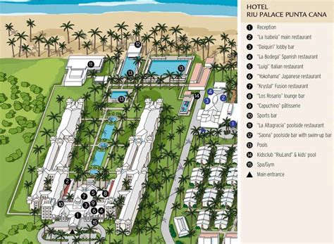 Resort Map | Riu Palace Punta Cana | Punta Cana, D.R.