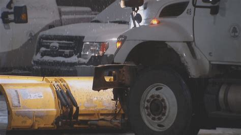 City of Charleston works to treat roads as snowfall continues into Tuesday