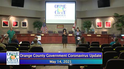 Orange County Government COVID-19 Update | TODAY, 5/14: Orange County ...