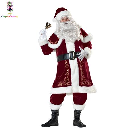 Aliexpress.com : Buy Plus Size Victorian Santa Costume Claus Suit ...