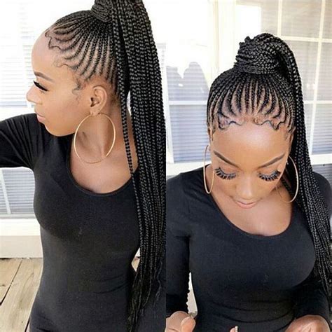 23 Renewed Goddess Braids Ponytail Hairstyles