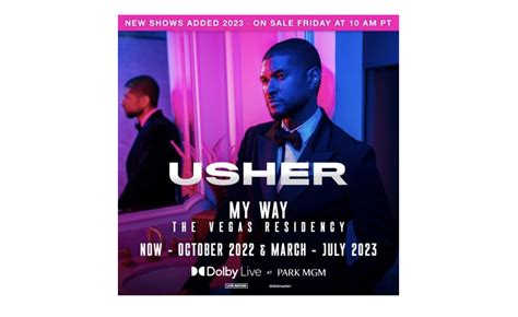 Usher Announces New Dates for Las Vegas Residency "Usher: My Way The ...