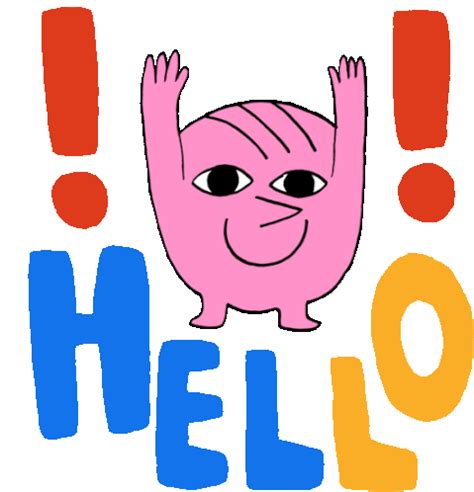 Hello Greetings Sticker - Hello Greetings Hi - Discover & Share GIFs