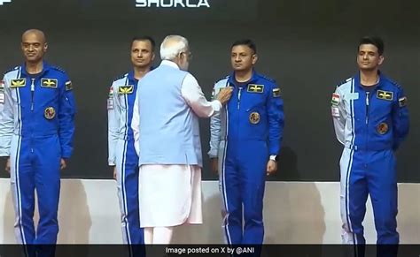 PM Narendra Modi, Gaganyaan Mission, ISRO: PM reveals names of ...